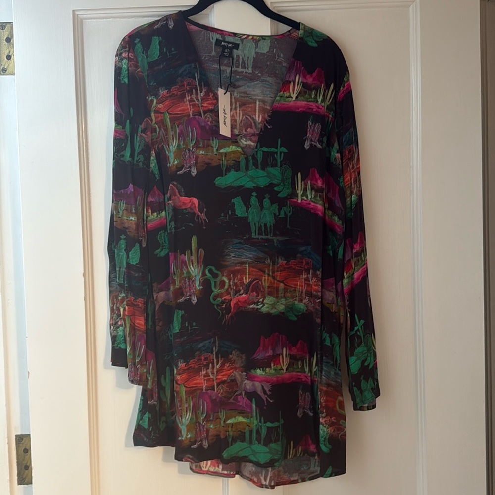 Nasty Gal Western Themed Dress Size 8